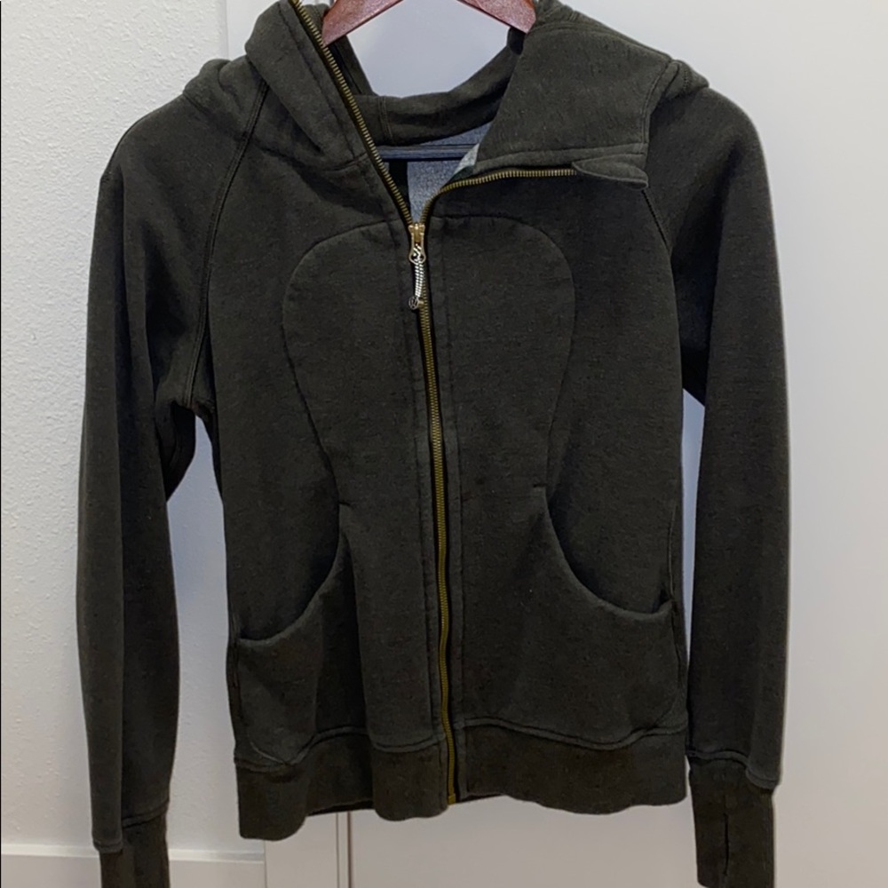 Lululemon green scuba jacket 6